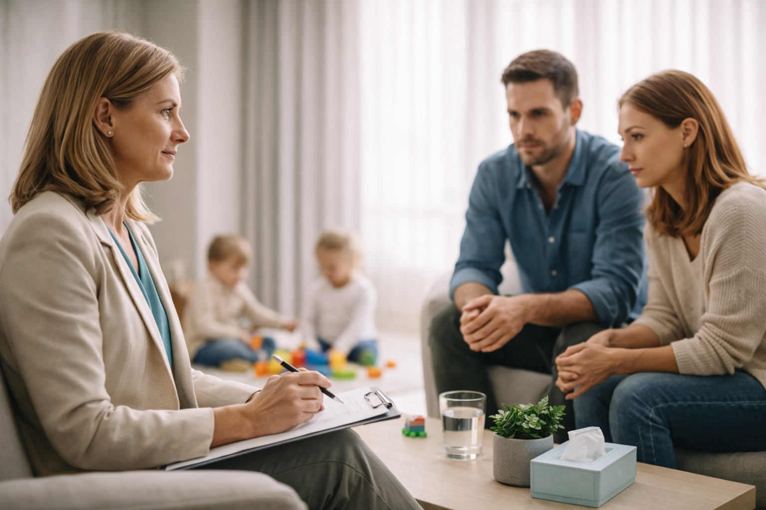 Illustration representing the benefits of family mediation