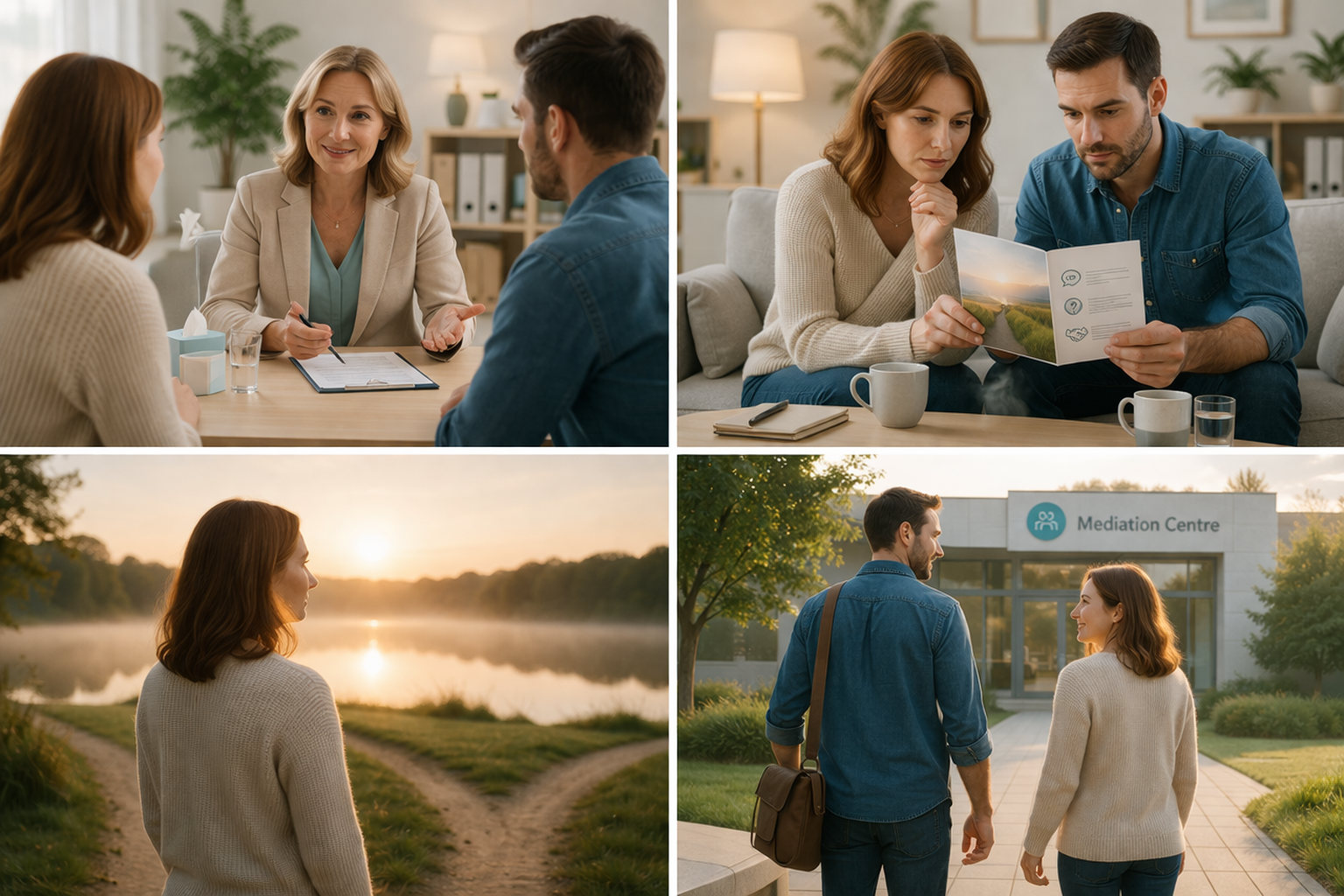 Illustration representing the next steps and what to know before beginning mediation